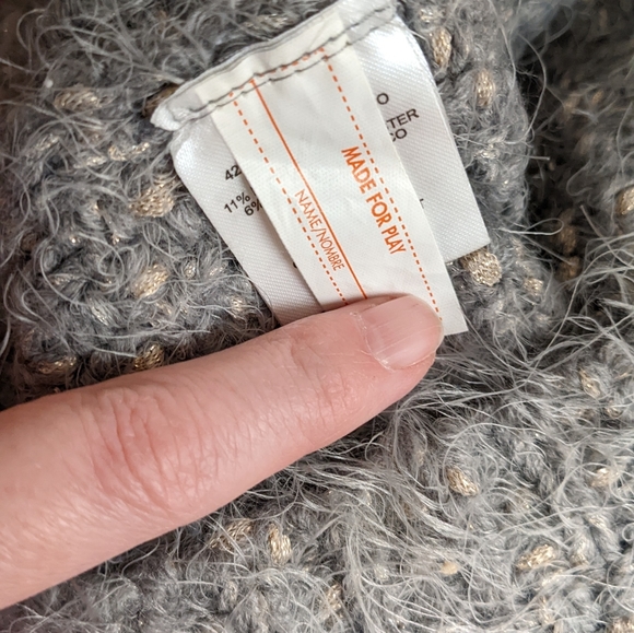 Child's size jeweled gray kitty cat beanie - Picture 4 of 5